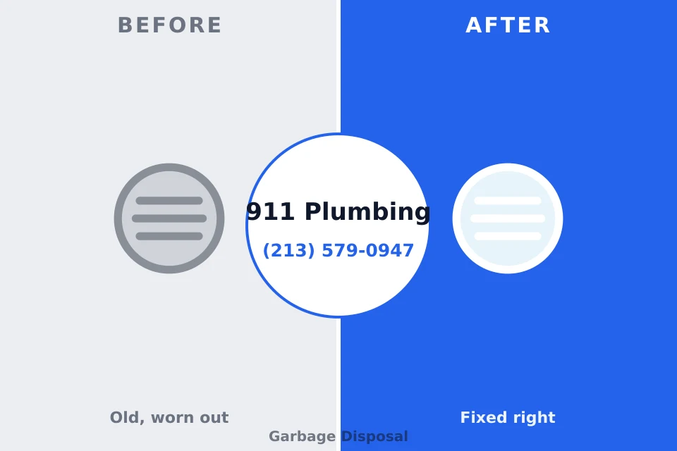 Before and after: plumbing repair Kraemer, LA